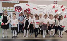 Święto niepodległości w Przedszkolu nr 4 w Działdowie