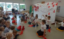 Święto niepodległości w Przedszkolu nr 4 w Działdowie
