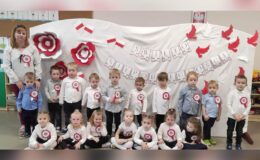 Święto niepodległości w Przedszkolu nr 4 w Działdowie