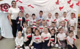 Święto niepodległości w Przedszkolu nr 4 w Działdowie