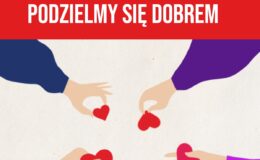 grafika zapraszająca do udziału a akcji Szlachetnej paczki z napisem: Zróbmy coś razem. Podzielmy się dobrem