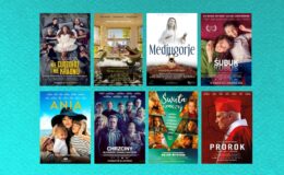 plakaty filmowe filmów “Nie cudzołóż i nie kradnij“, “Ania“, “Wielki zielony krokodyl domowy“, „Święta inaczej”, „Medjugorje” i „Chrzciny”, "Prorok", "Śubuk"