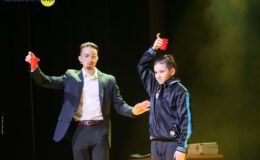 Iluzjonista Paweł Kwiecień „czarował” na scenie MDK w Działdowie