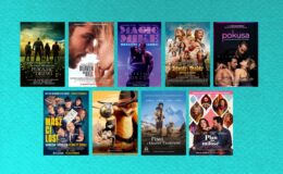 plakaty filmowe takich filmów jak: Pimi z Krainy Tygrysów", "Kot w butach: Ostatnie życzenie", "Asteriks i Obeliks: Imperium smoka", "Masz Ci los", "Pokusa", "Magic Mike: Ostatni Taniec", "Plan na miłość", "Heaven in Hell", "Pukając do drzwi"