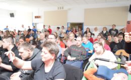 Zespół Enej z wizytą w Polskim Stowarzyszeniu na rzecz Osób z Niepełnosprawnością Intelektualną Koło w Działdowie