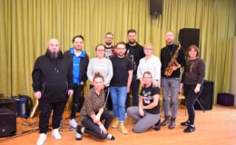 Zespół Enej z wizytą w Polskim Stowarzyszeniu na rzecz Osób z Niepełnosprawnością Intelektualną Koło w Działdowie