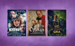 plakaty filmowe takich filmów jak: “Co w trawie gra”, “Opiekun”, “Wyrwa”