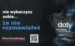 grafika informująca o Kampanii społecznej „#Rozmawiaj#Reaguj”