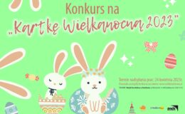 grafika informująca o konkursie na kartkę wielkanocną 2023