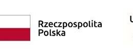 flaga polski, flaga unii europejskiej, logo funduszy europejskich,