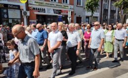 Procesja Bożego Ciała. Parafia pw. Podwyższenia Krzyża Świętego w Działdowie