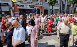 Procesja Bożego Ciała. Parafia pw. Podwyższenia Krzyża Świętego w Działdowie