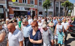 Procesja Bożego Ciała. Parafia pw. Podwyższenia Krzyża Świętego w Działdowie