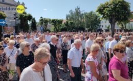 Procesja Bożego Ciała. Parafia pw. Podwyższenia Krzyża Świętego w Działdowie