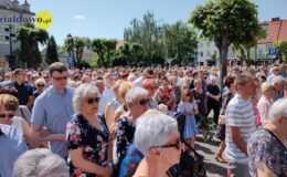 Procesja Bożego Ciała. Parafia pw. Podwyższenia Krzyża Świętego w Działdowie