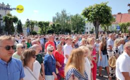 Procesja Bożego Ciała. Parafia pw. Podwyższenia Krzyża Świętego w Działdowie