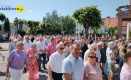 Procesja Bożego Ciała. Parafia pw. Podwyższenia Krzyża Świętego w Działdowie