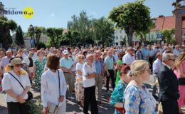 Procesja Bożego Ciała. Parafia pw. Podwyższenia Krzyża Świętego w Działdowie