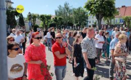 Procesja Bożego Ciała. Parafia pw. Podwyższenia Krzyża Świętego w Działdowie