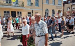 Procesja Bożego Ciała. Parafia pw. Podwyższenia Krzyża Świętego w Działdowie