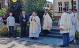 Procesja Bożego Ciała. Parafia pw. Podwyższenia Krzyża Świętego w Działdowie