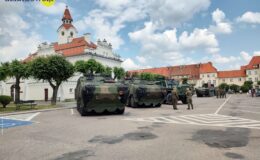 Fotorelacja z przyjazdu sprzętu wojskowego i próby promocji podoficerskiej – ”Nowoczesne wojsko bezpieczna Ojczyzna”