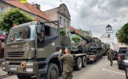Fotorelacja z przyjazdu sprzętu wojskowego i próby promocji podoficerskiej – ”Nowoczesne wojsko bezpieczna Ojczyzna”
