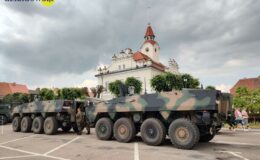 Fotorelacja z przyjazdu sprzętu wojskowego i próby promocji podoficerskiej – ”Nowoczesne wojsko bezpieczna Ojczyzna”