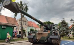 Fotorelacja z przyjazdu sprzętu wojskowego i próby promocji podoficerskiej – ”Nowoczesne wojsko bezpieczna Ojczyzna”