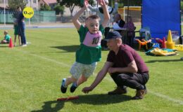 Przedszkolaki świętowały na sportowo