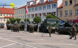 Fotorelacja z przyjazdu sprzętu wojskowego i próby promocji podoficerskiej – ”Nowoczesne wojsko bezpieczna Ojczyzna”