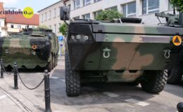 Fotorelacja z przyjazdu sprzętu wojskowego i próby promocji podoficerskiej – ”Nowoczesne wojsko bezpieczna Ojczyzna”