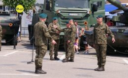 Fotorelacja z przyjazdu sprzętu wojskowego i próby promocji podoficerskiej – ”Nowoczesne wojsko bezpieczna Ojczyzna”