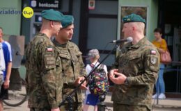 Fotorelacja z przyjazdu sprzętu wojskowego i próby promocji podoficerskiej – ”Nowoczesne wojsko bezpieczna Ojczyzna”