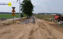 Budowa drogi do dzielnicy przemysłowej w Działdowie