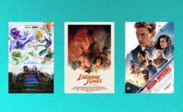 plakaty filmowe takich filmów, jak: "Miss Kraken. Ruby Gillman", "Mission: Impossible Dead Reckoning Part One", „Indiana Jones i Artefakt Przeznaczenia”
