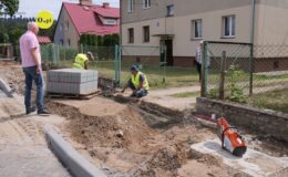 Ulica Północna w przebudowie