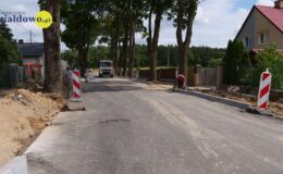 Ulica Północna w przebudowie