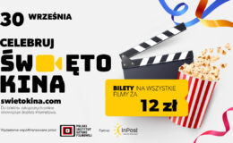 plakat informujący o akcji - święto kina