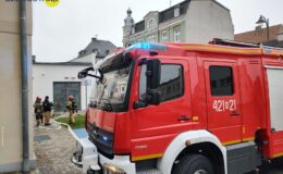 Pożar „na niby” w Miejskim Domu Kultury
