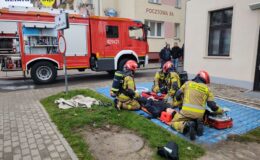 Pożar „na niby” w Miejskim Domu Kultury