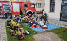 Pożar „na niby” w Miejskim Domu Kultury
