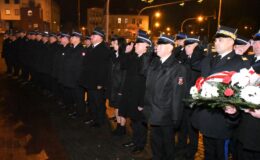 Osłonięto tablicę upamiętniającą tragicznie zmarłego na służbie druha