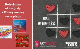 grafika informująca o zbiórce na nagranie płyty "Gra w miłość"
