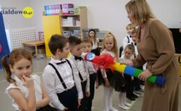 Pasowanie na przedszkolaka w Przedszkolu nr 4 w Działdowie