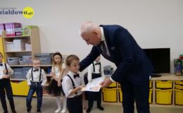 Pasowanie na przedszkolaka w Przedszkolu nr 4 w Działdowie