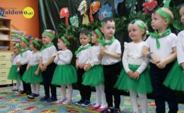 Pasowanie na przedszkolaka w Przedszkolu nr 5 w Działdowie – grupa Dinusie