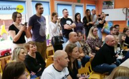 Pasowanie na przedszkolaka w Przedszkolu nr 5 w Działdowie – grupa Dinusie