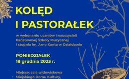 plakat zapraszający na koncert
