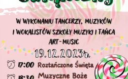 plakat informujący o koncercie
